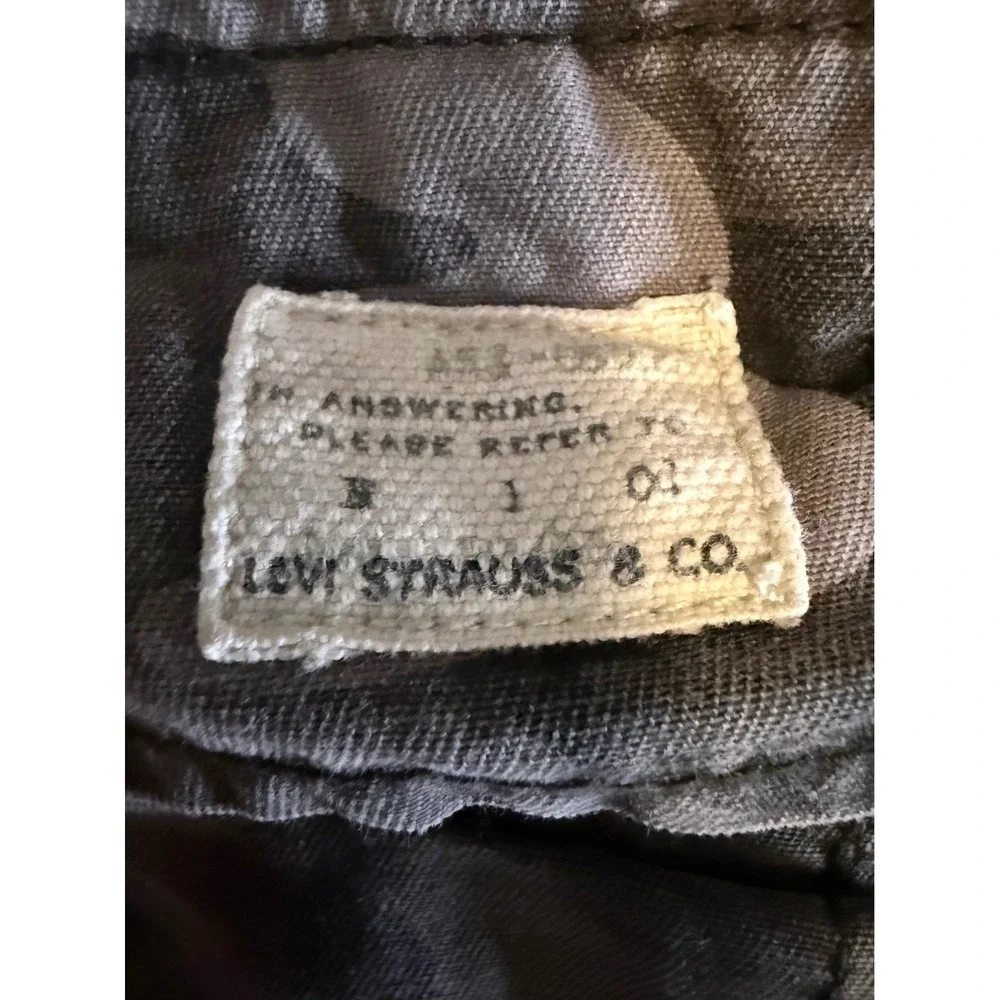 Levi's Red Tab Cargo Shorts Mens W40 Grey Camo Y2K Cotton Utility